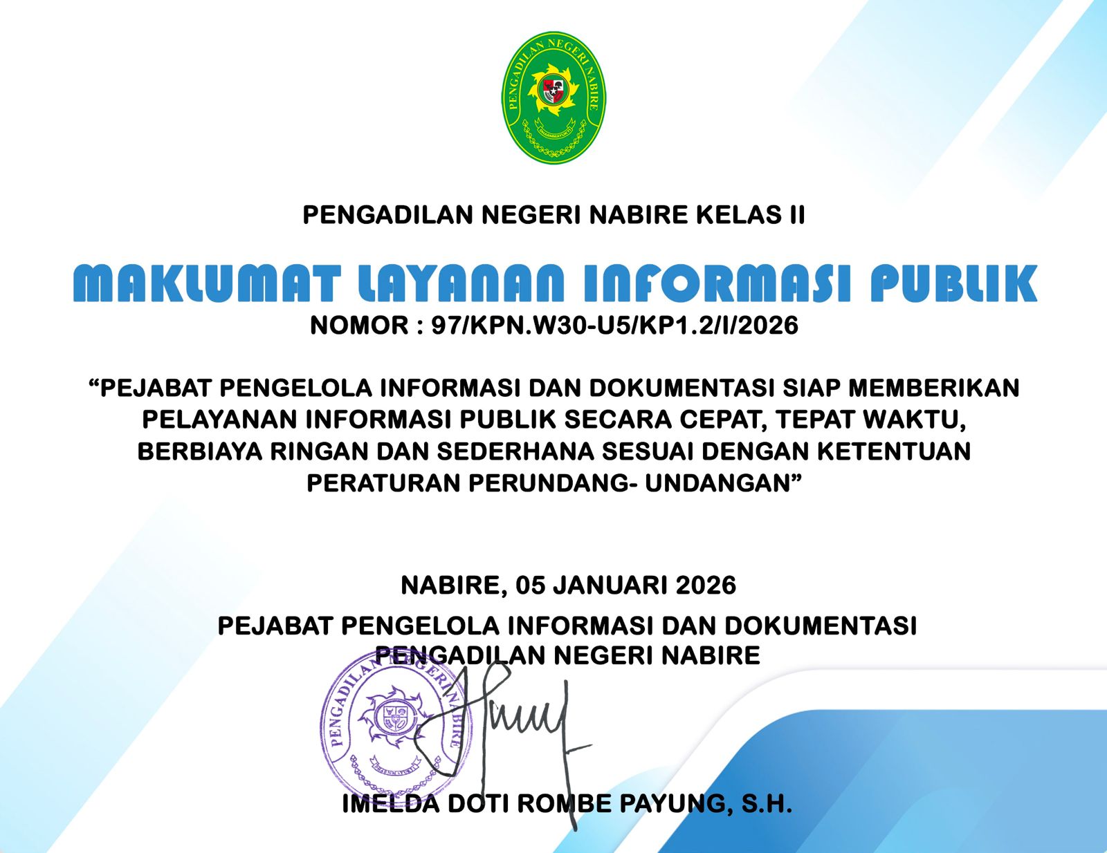 Maklumat Layanan Informasi